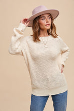 Load image into Gallery viewer, Knitted Sweater (Cream)