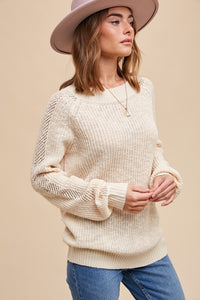 Knitted Sweater (Cream)