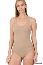 Load image into Gallery viewer, Premium Cotton Racer Back Tank Bodysuit