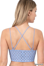 Load image into Gallery viewer, Crochet Lace Bralette with Bra Pads