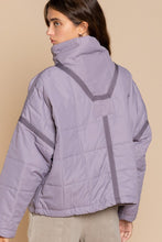 Load image into Gallery viewer, Quilted With Zipper Closure Jacket