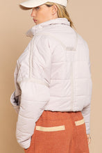 Load image into Gallery viewer, Quilted With Zipper Closure Jacket