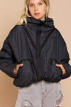 Load image into Gallery viewer, Quilted With Zipper Closure Jacket