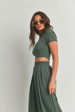 Load image into Gallery viewer, Speak To Me Pant Set (Forest Green)