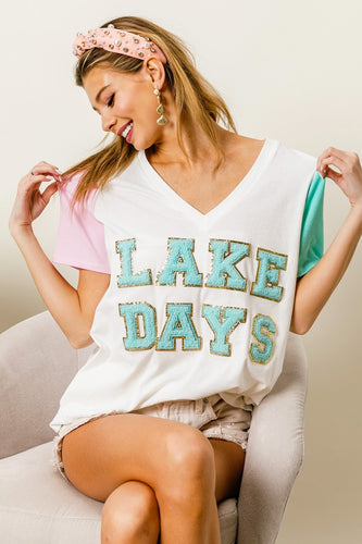 Lake Days Patch Top