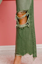 Load image into Gallery viewer, Distressed Vintage Washed Wide Leg Pants