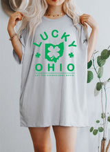Load image into Gallery viewer, Lucky Ohio Patrick&#39;s Day Crew Tee
