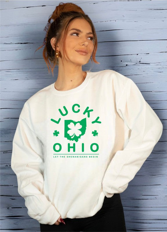 Lucky Ohio St Patricks Day Sweatshirt
