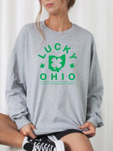 Load image into Gallery viewer, Lucky Ohio St Patricks Day Sweatshirt