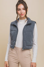 Load image into Gallery viewer, Puffer Vest With Pockets