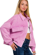 Load image into Gallery viewer, Here for The Show Shacket (Mauve)