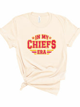 Load image into Gallery viewer, In My Chiefs Era Graphic Crew Neck Tee