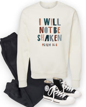 Load image into Gallery viewer, Colorful I Will Not Be Shaken Graphic Sweatshirt