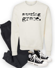 Load image into Gallery viewer, Amazing Grace Cozy Graphic Sweatshirt