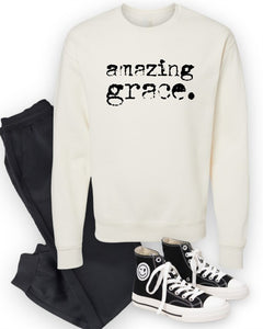 Amazing Grace Cozy Graphic Sweatshirt
