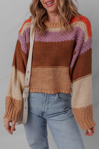 Colorblock Cozy Sweater