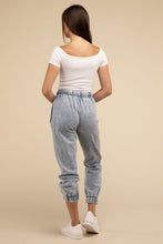 Load image into Gallery viewer, Acid Wash Fleece Sweatpants with Pockets