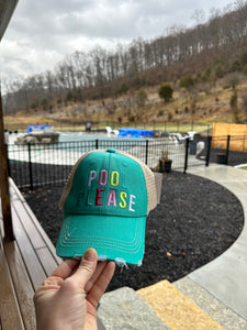 Pool Please Teal Hat
