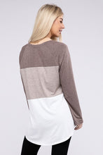 Load image into Gallery viewer, Colorblock Round Neck Tee