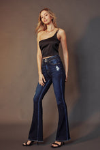Load image into Gallery viewer, High Rise Flare Blake Kan Can Dark Wash Jeans