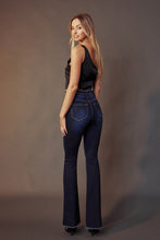 Load image into Gallery viewer, High Rise Flare Blake Kan Can Dark Wash Jeans