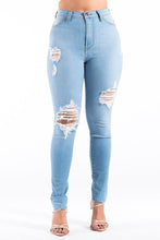 Load image into Gallery viewer, Kylie Skinny Jean Light Wash