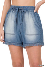 Load image into Gallery viewer, Chambray Shorts