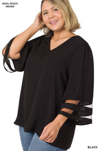Be Simple Top CURVY (Black)