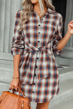 Load image into Gallery viewer, Plaid Made For You Dress