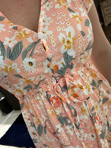 Floral Button Dress