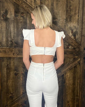 Load image into Gallery viewer, Classy &amp; Sassy Jumpsuit (WHITE)
